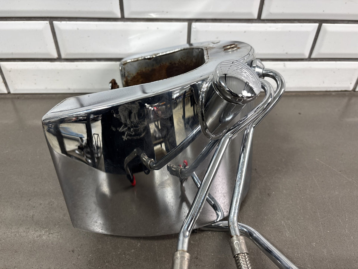 04-06 Harley Heritage Softail Classic FLSTC FLSTCI Oil Tank Chrome OEM 62498-00A