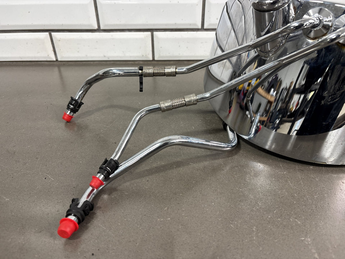 04-06 Harley Heritage Softail Classic FLSTC FLSTCI Oil Tank Chrome OEM 62498-00A