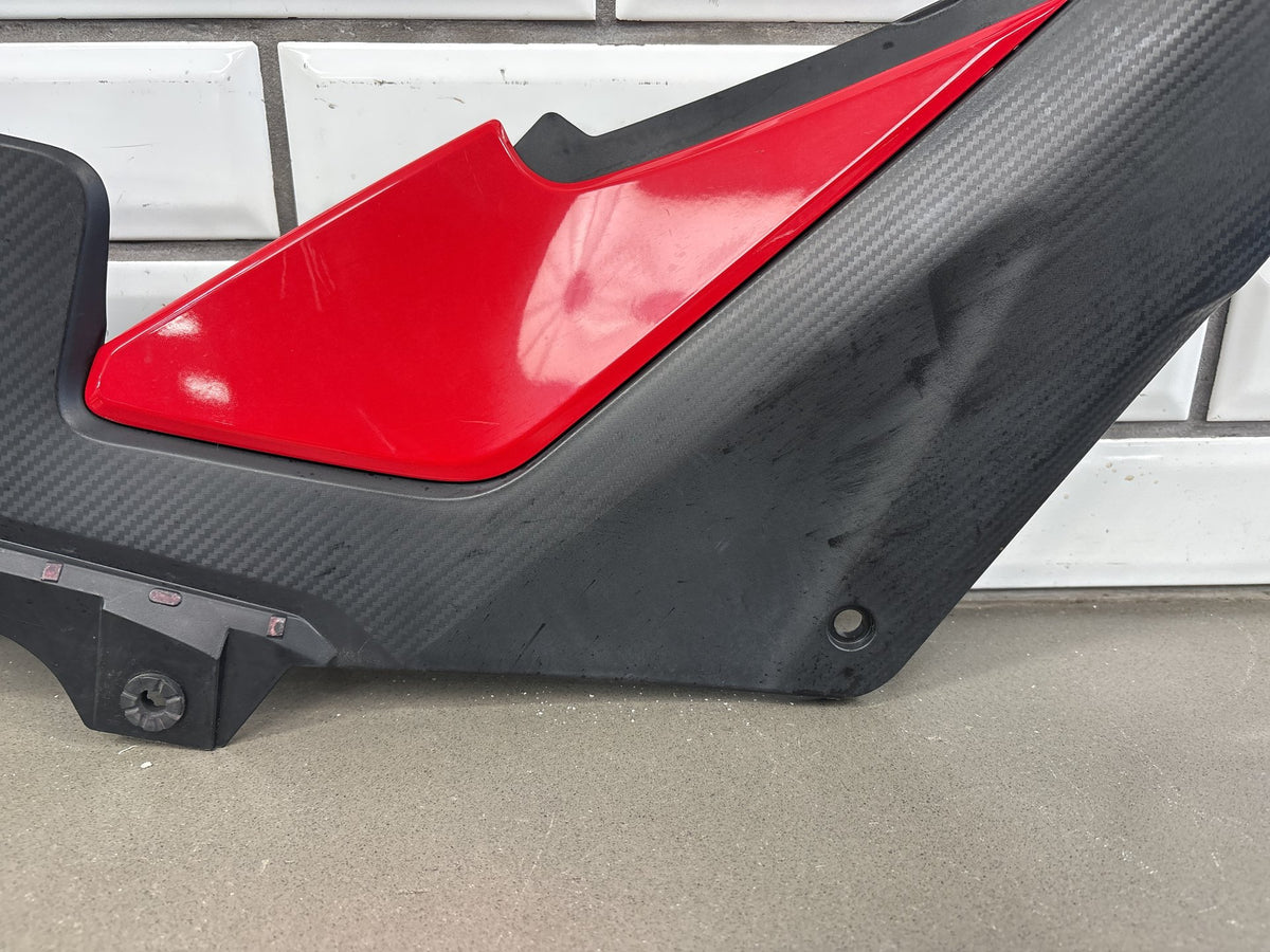 2017 Honda CBR300R Left Mid Side Fairing Panel Red OEM