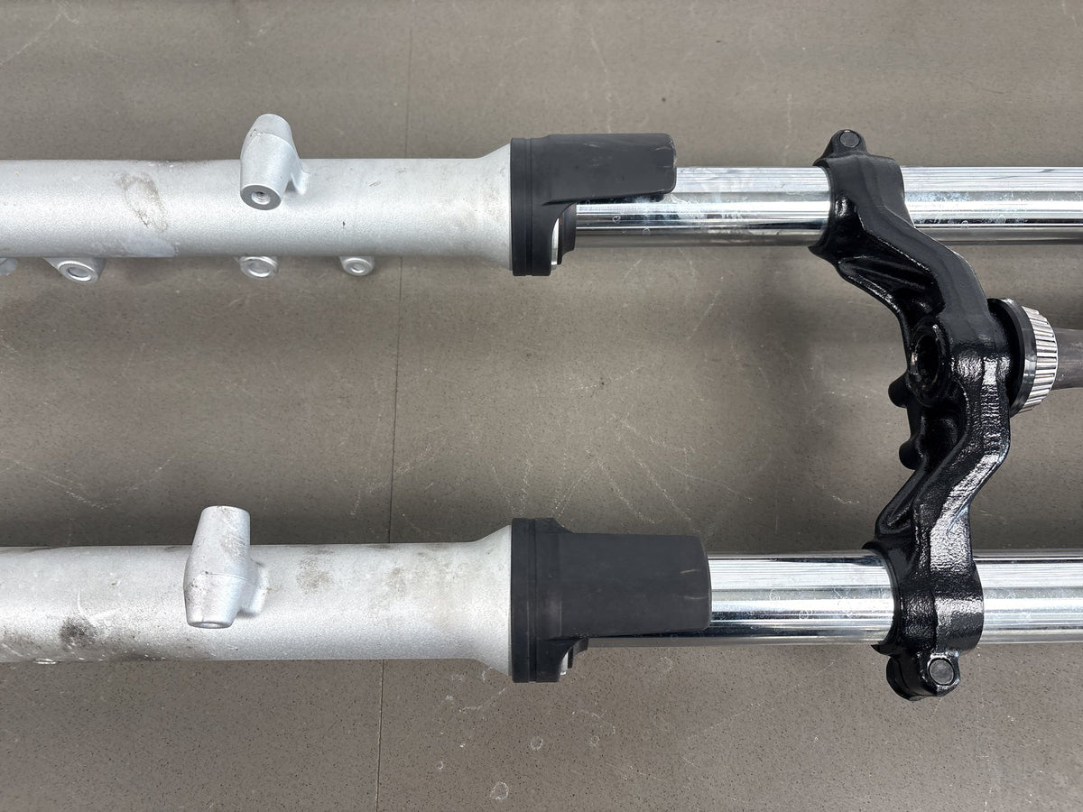1999-2007 Yamaha YZF600R Front Forks Pair W Upper & Lower Triple Tree OEM