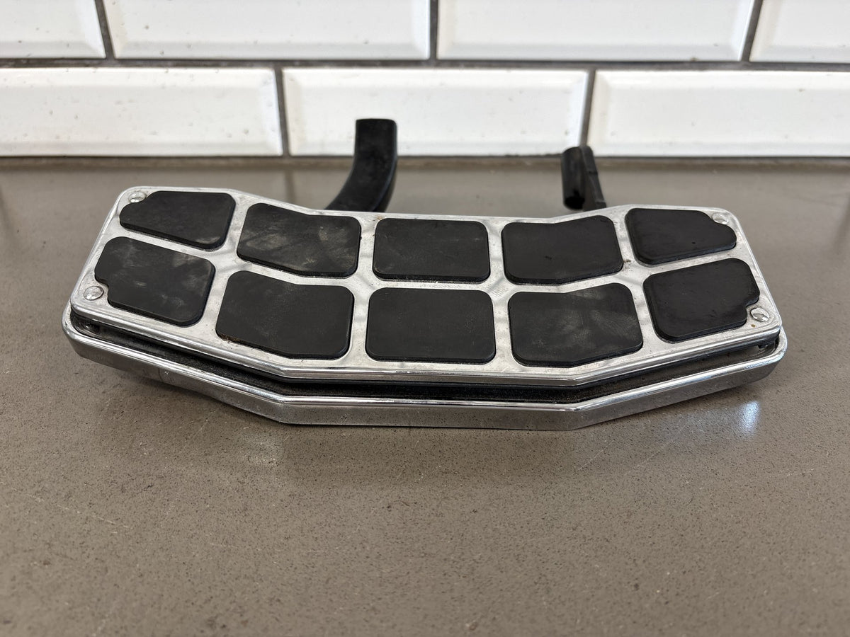 1993-2008 Harley Touring FLHR FLHT FLTR Driver Floorboards Pair Grid Inserts OEM