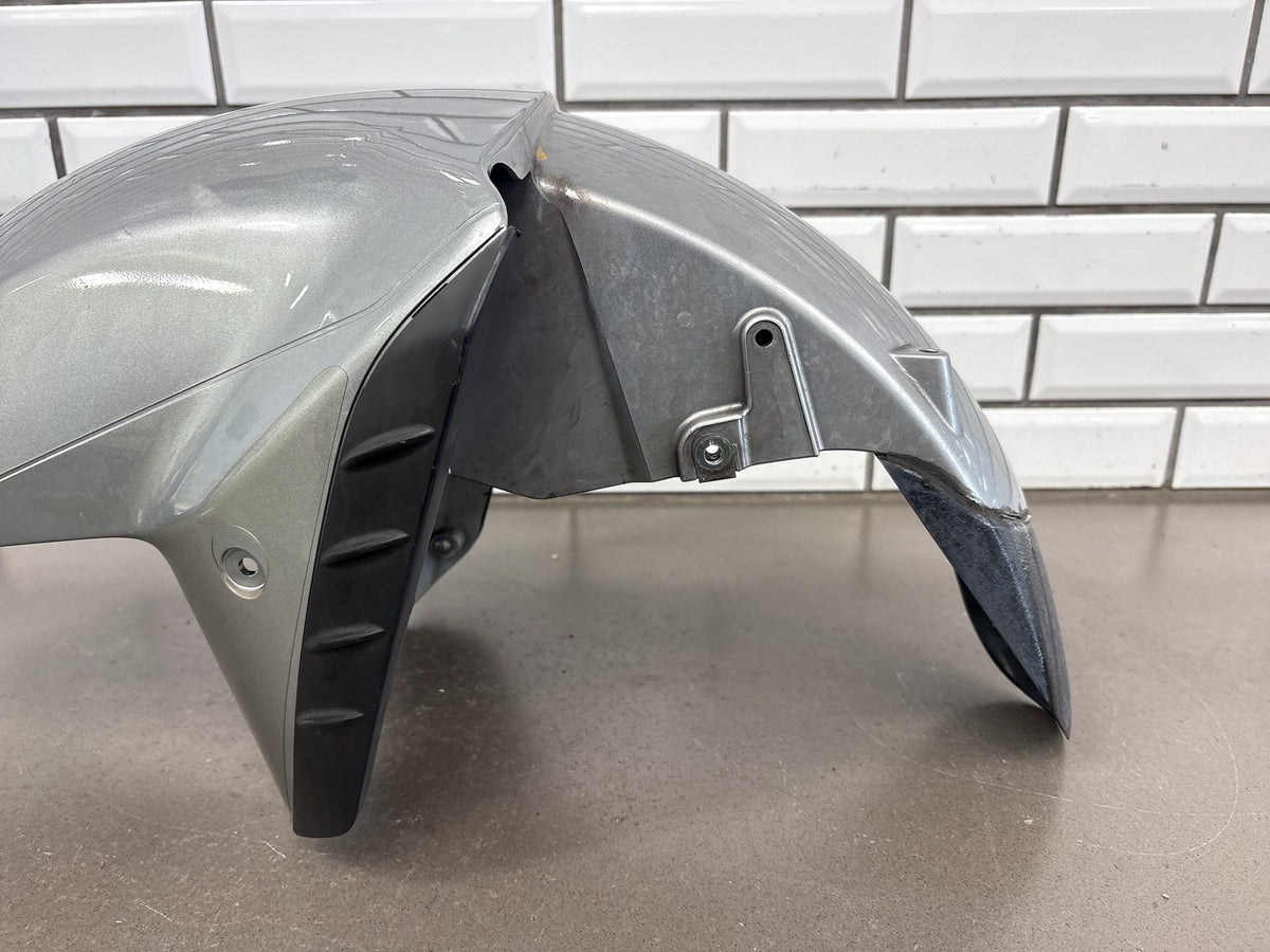 2010-2014 Kawasaki Concours 14 ZG1400 Front Fender Silver 35004-0155-17M