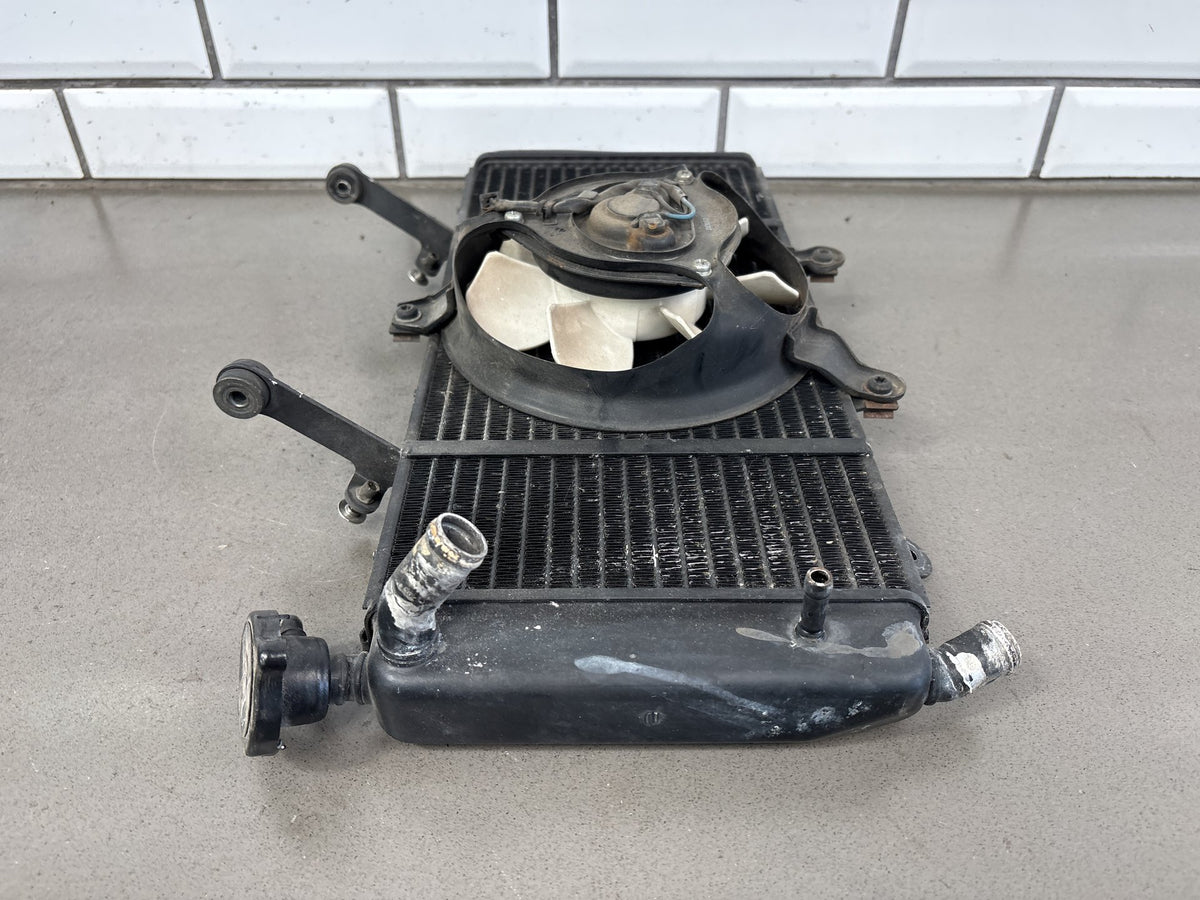2005-2010 Triumph Sprint ST 1050 Radiator Assembly with Cooling Fan