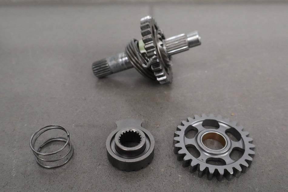 1986 Honda CR125R Kickstart Shaft with Idler Gear OEM 28210-KS6-000