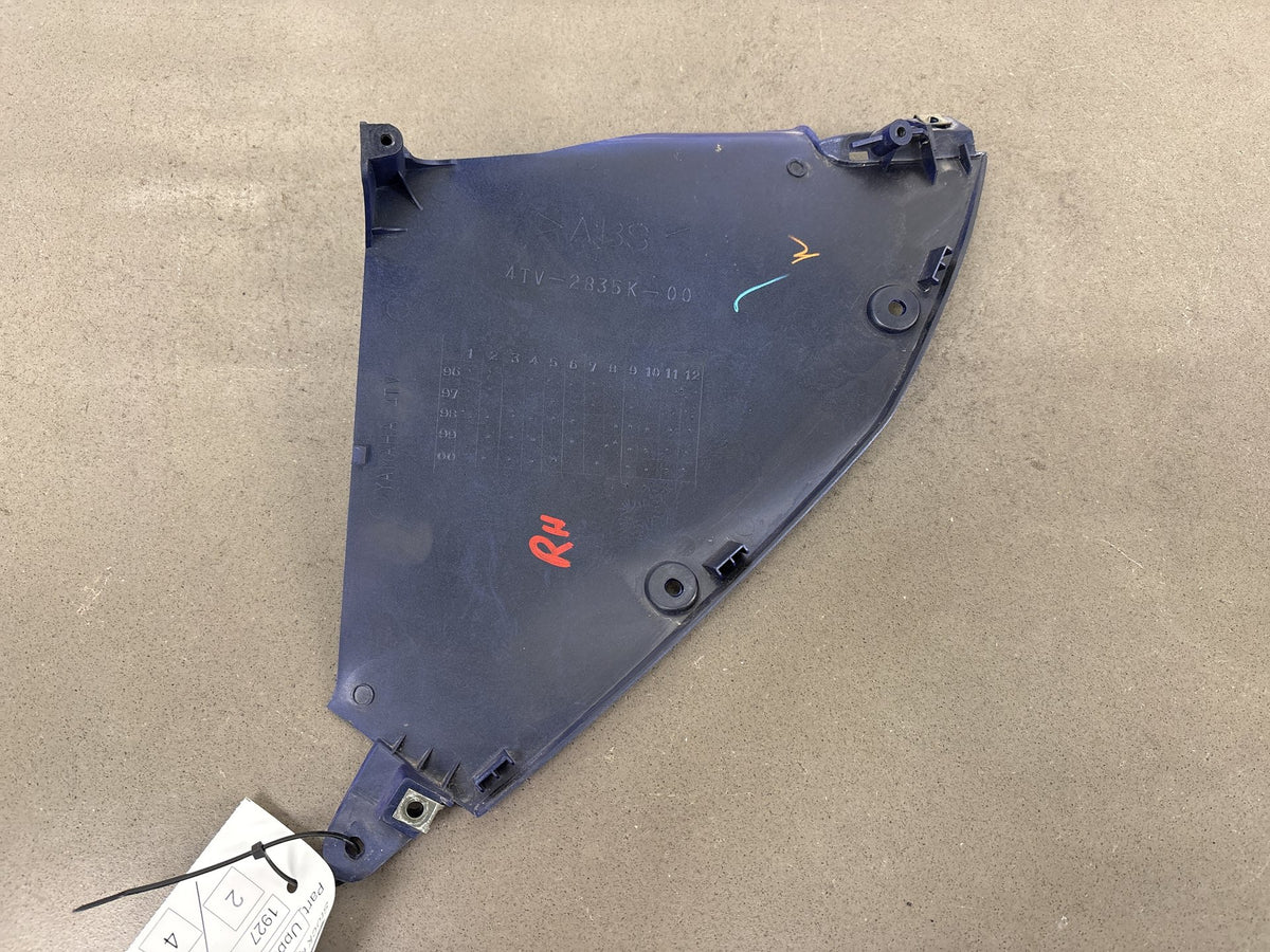 1999-2007 Yamaha YZF600R Upper Nose Fairing Blue W Center & Inner Panels OEM