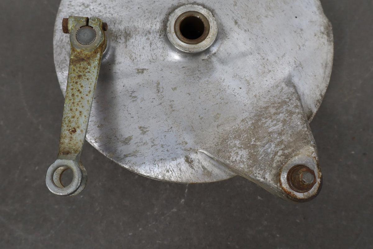 1973 Yamaha RD350 Rear Brake Hub Plate Assembly OEM