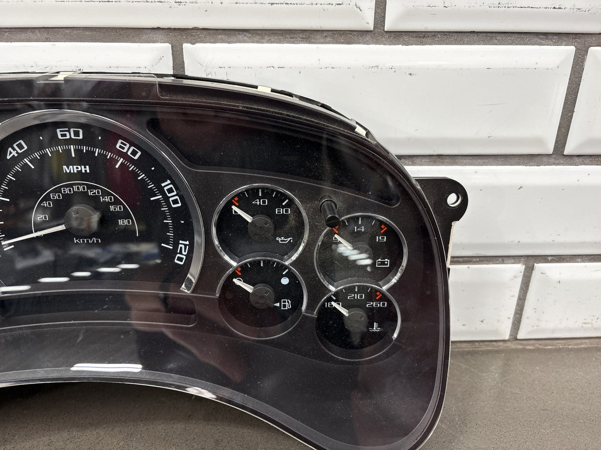 03-06 GMT800 Cadillac Escalade Platinum Speedometer Cluster Rebuilt LED 174k