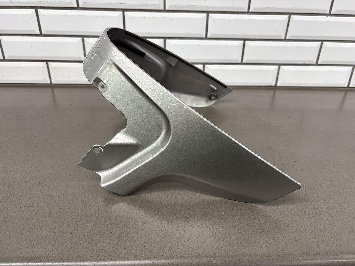 2006-2011 Yamaha FJR1300 Fuel Tank Front Cover Panel Silver OEM 3P6-24129-00-P0