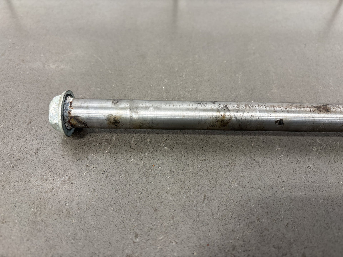 1990-1993 Kawasaki ZX-11 ZX1100C Swingarm Pivot Shaft With Nut OEM 33032-1157