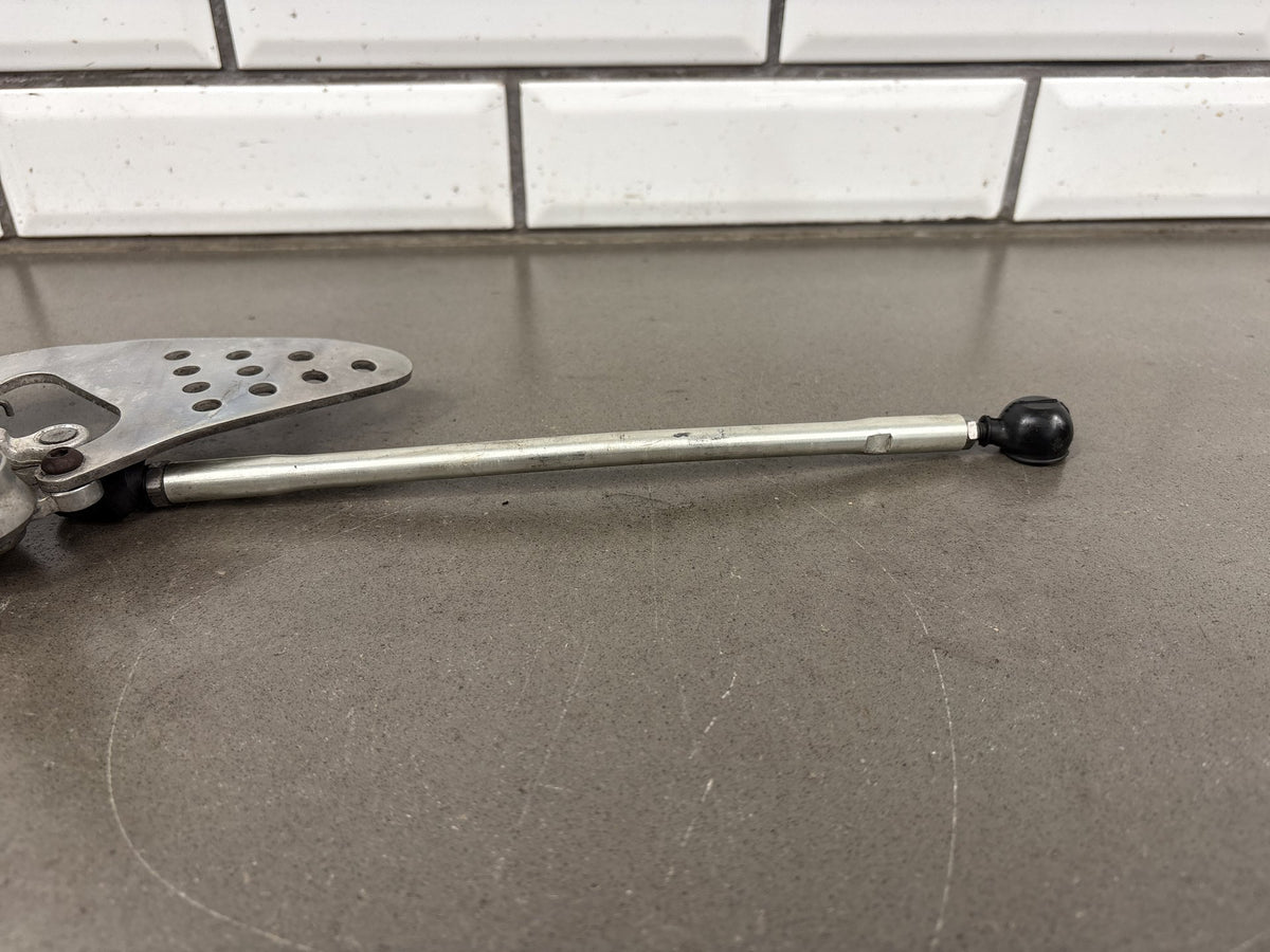 1999-2002 Yamaha YZF-R6 Left Rearset Foot Peg Bracket Shift Lever Rod OEM