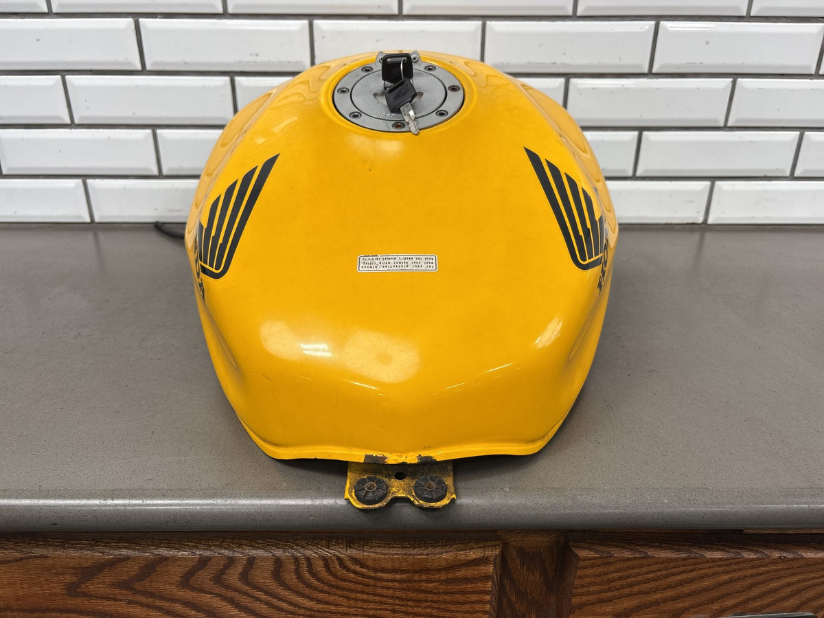 1999-2000 Honda Super Hawk VTR1000F Fuel Tank Yellow OEM 17520-MBB-A00ZB