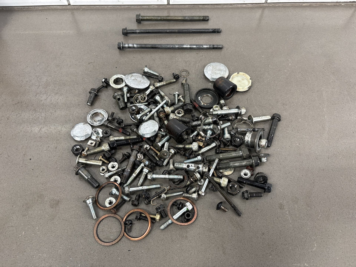 1990-1993 Kawasaki Ninja ZX-11 ZX1100C Hardware Lot Nuts Bolts Clips OEM