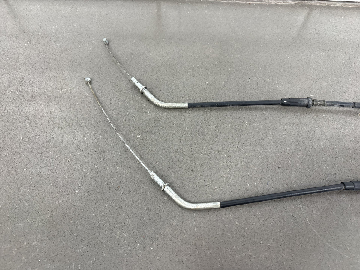 1990-1993 Kawasaki Ninja ZX11 ZX1100C Throttle Cables Pair OEM