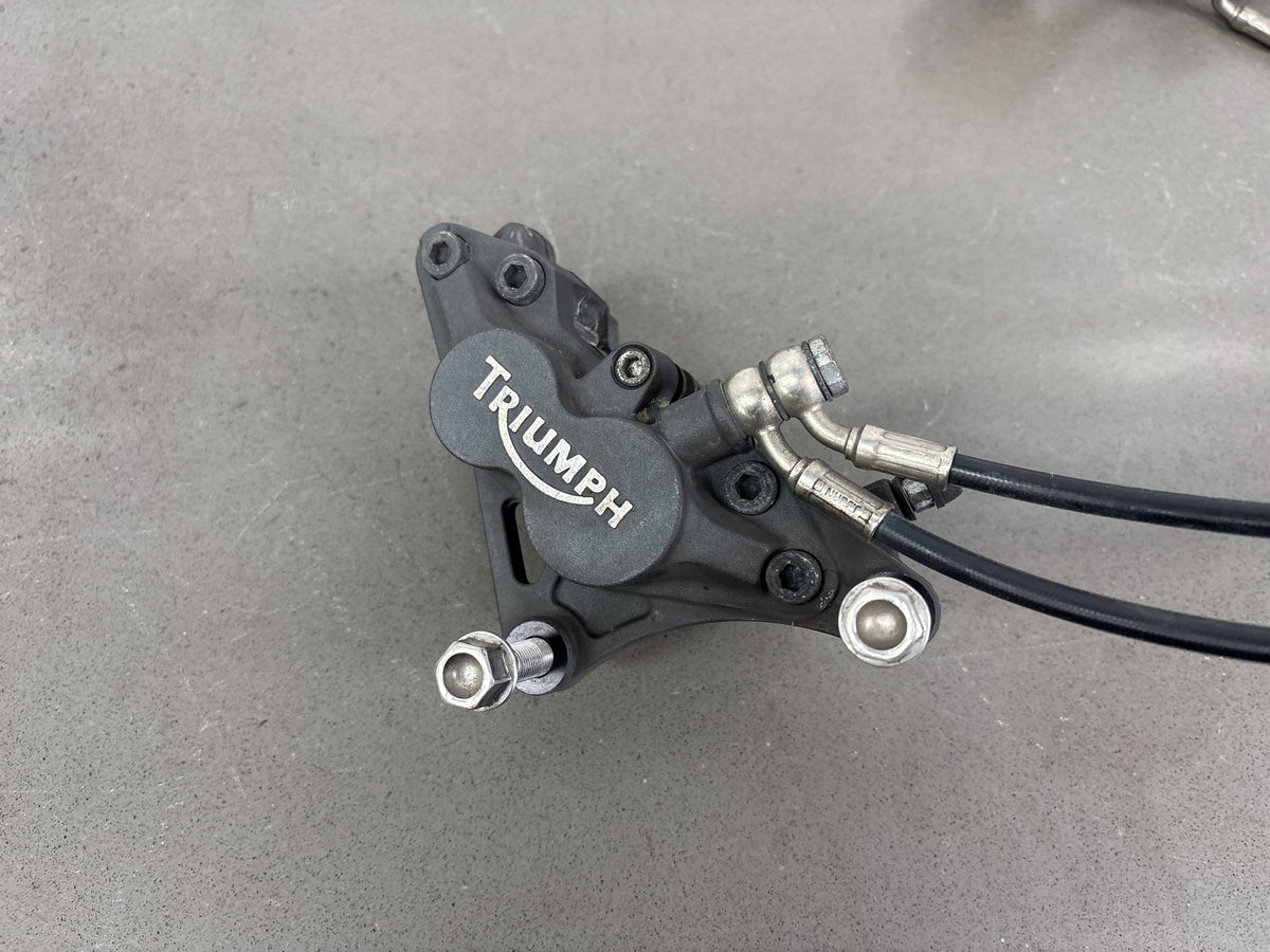2005-2010 Triumph Sprint ST 1050 Front Brake Master Cylinder/Calipers With Lines