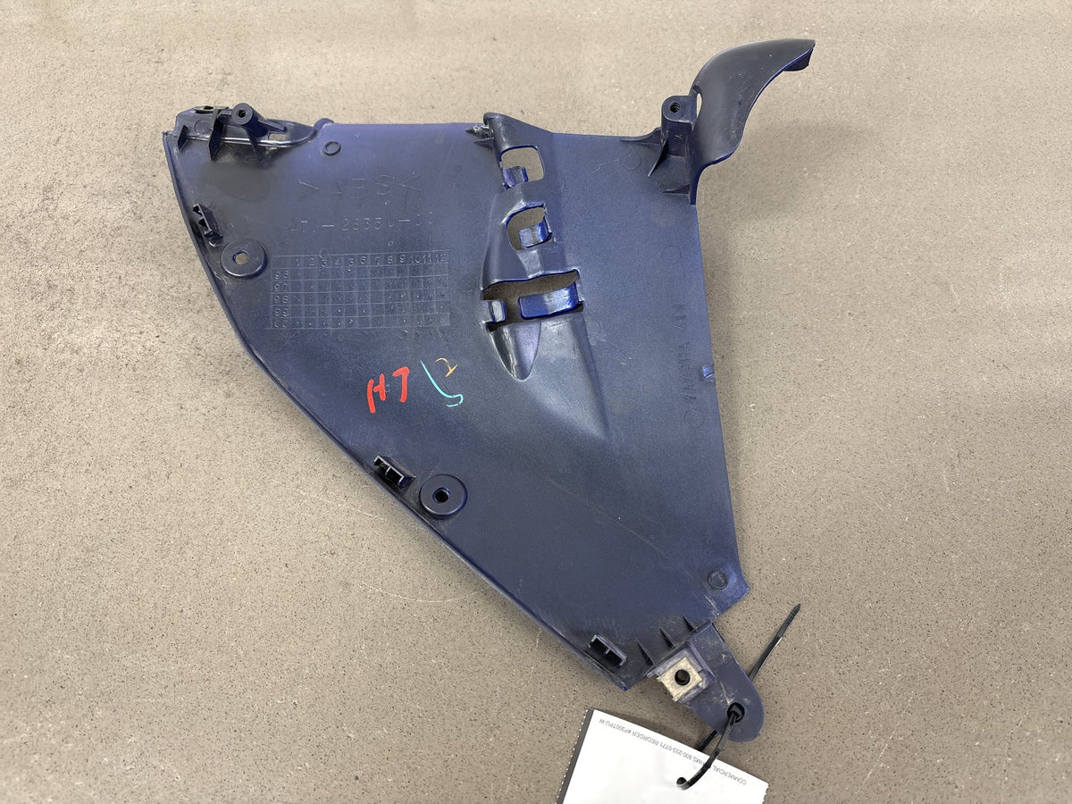 1999-2007 Yamaha YZF600R Upper Nose Fairing Blue W Center & Inner Panels OEM