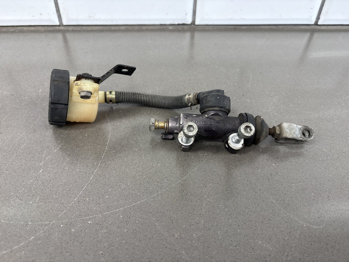 1983 Kawasaki GPZ750 ZX750A Rear Brake Master Cylinder with Reservoir OEM