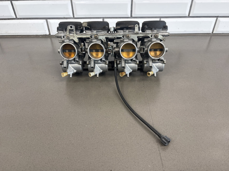 1991-1993 Kawasaki Ninja ZX-11 ZX1100C Carburetor Bank Carbs Keihin 15001-1746