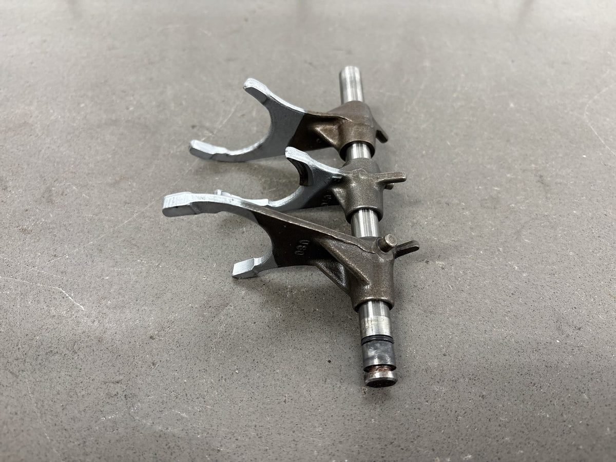 1995 Triumph Daytona 1200 Transmission Shift Forks with Rails OEM