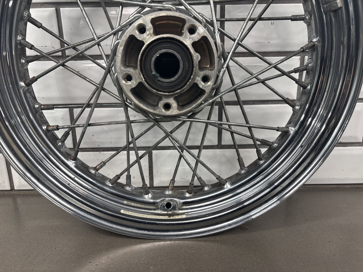 00-06 Harley Road King FLHR FLHRI FLHRCI Front Laced Wheel Chrome 16x3 40960-08