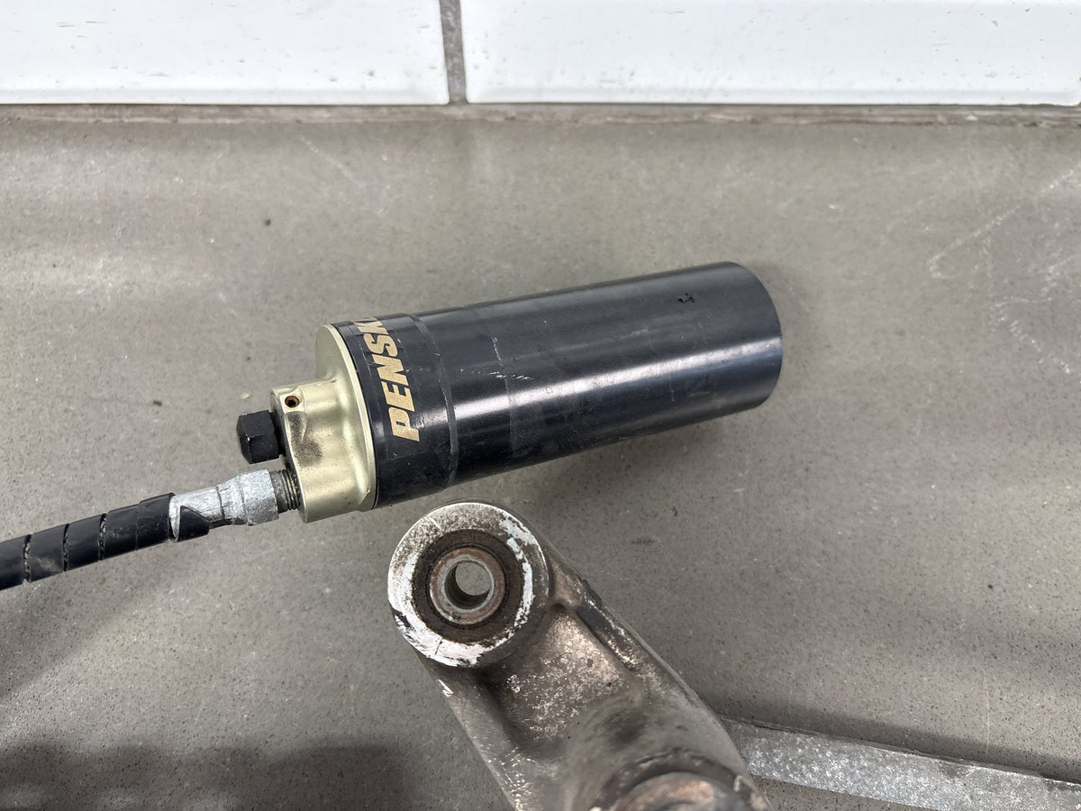 2006 Yamaha FJR1300A Penske Rear Shock Remote Reservoir Hyperco Spring Scuffed
