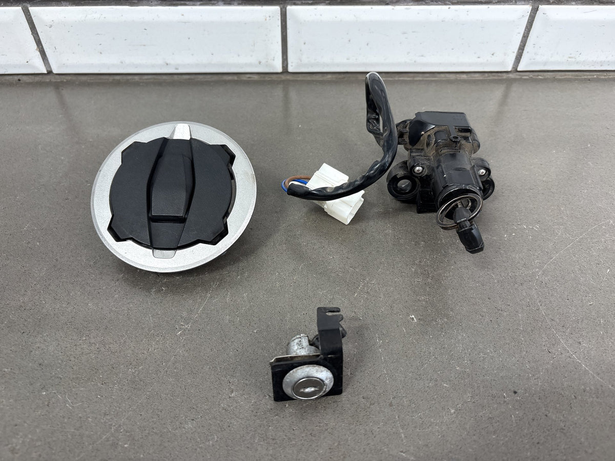 20-22 Kawasaki Ninja 650 EX650 Ignition Switch Gas Cap Seat Lock Set (One Key)