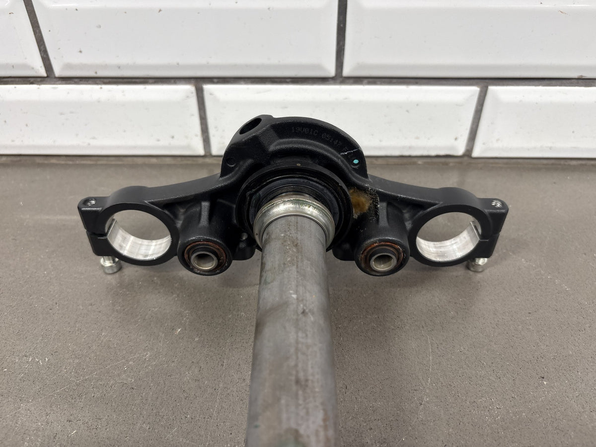 17-25 Kawasaki Ninja 650 EX650 Upper Lower Triple Tree Steering Stem (Black)