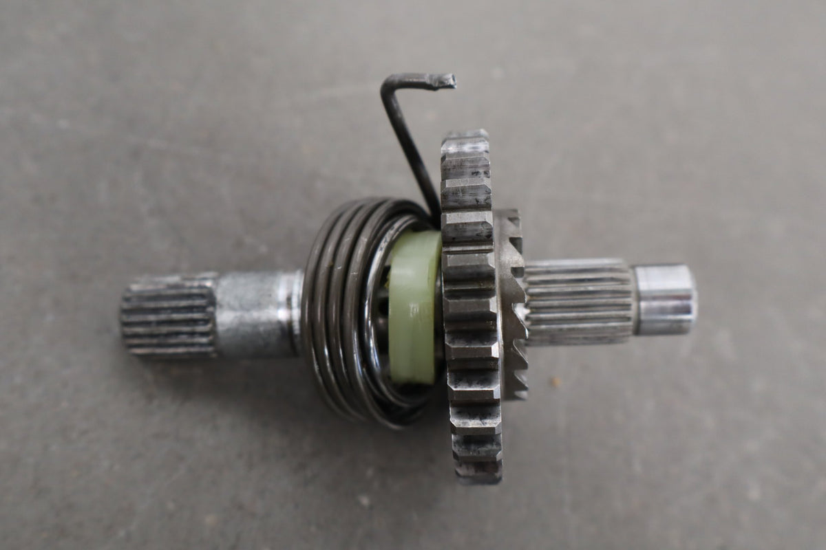 1986 Honda CR125R Kickstart Shaft with Idler Gear OEM 28210-KS6-000