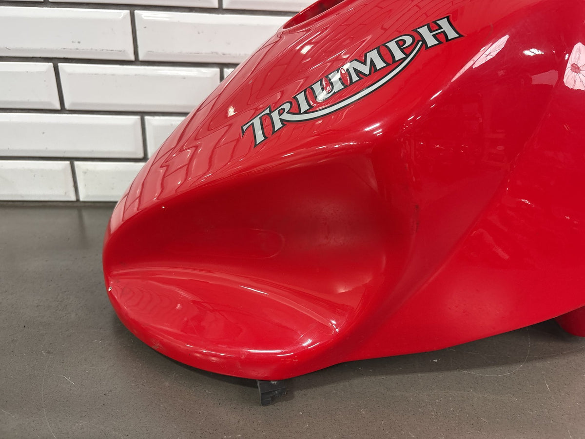 2005-2010 Triumph Sprint ST1050 OEM Fuel Gas Tank Assembly Red Sprint ST 1050