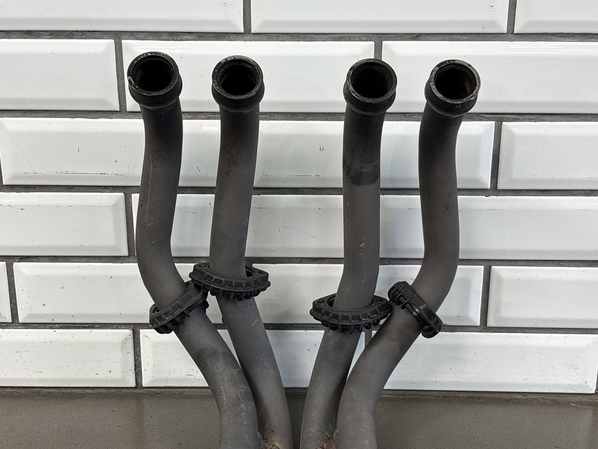 1999-2007 Yamaha YZF600R Exhaust Header Head Pipes 4 Into 1 Collector Black OEM