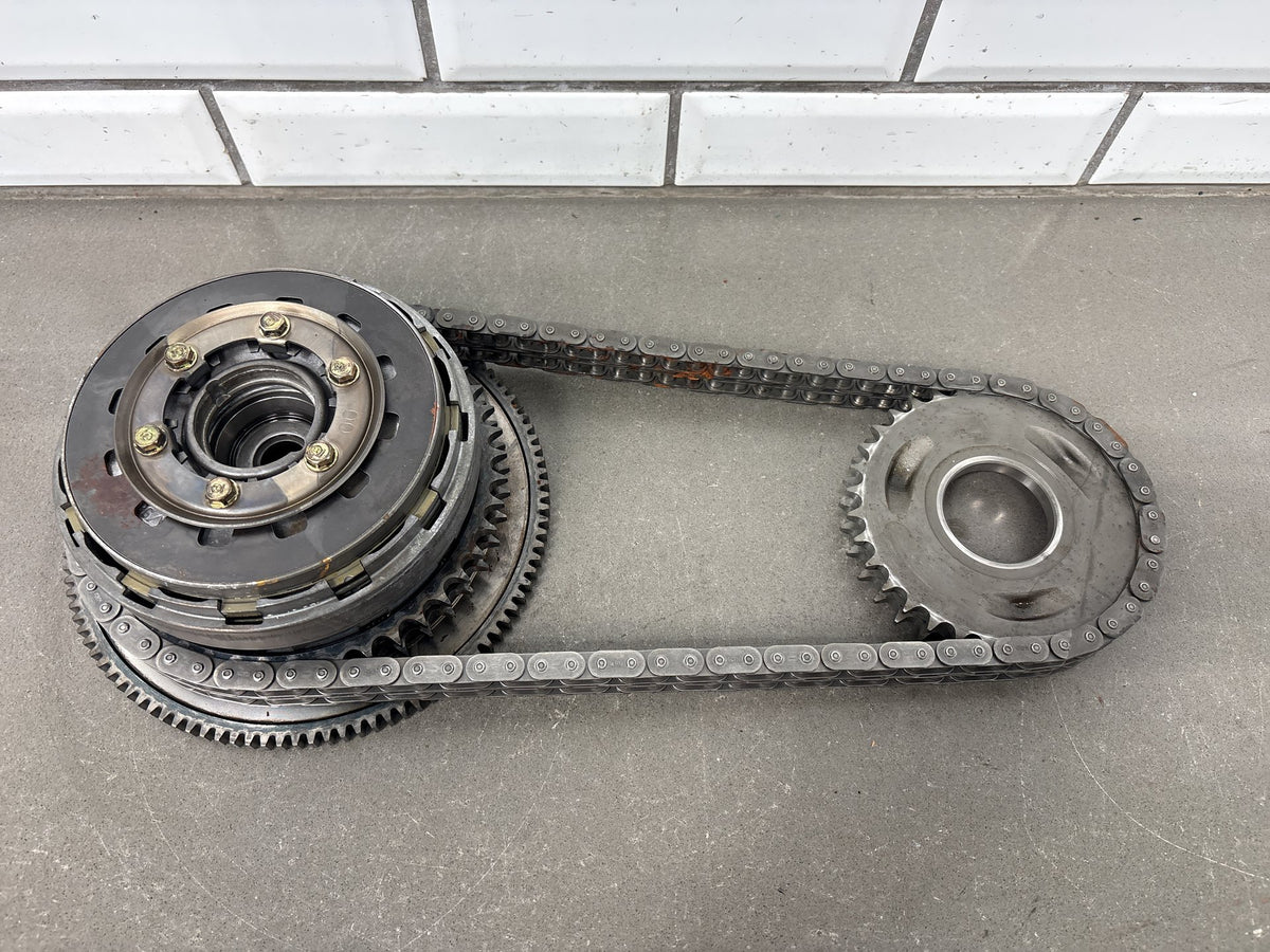 2006 Harley Dyna FXDI TC88 Primary Clutch Compensator Chain Kit Surface Rust