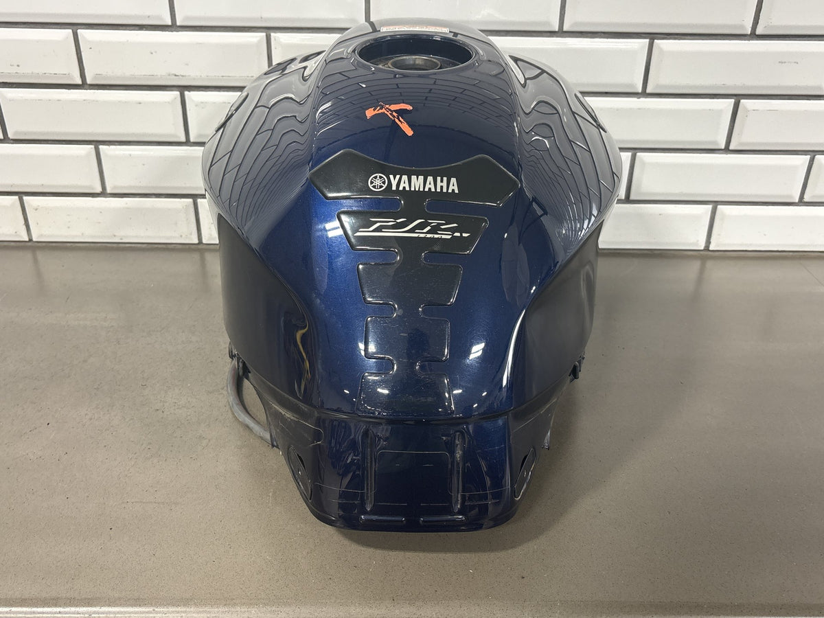 2006 Yamaha FJR1300 Fuel Gas Tank Cobalt Blue With Emblems OEM 3P6-Y2410-00-01