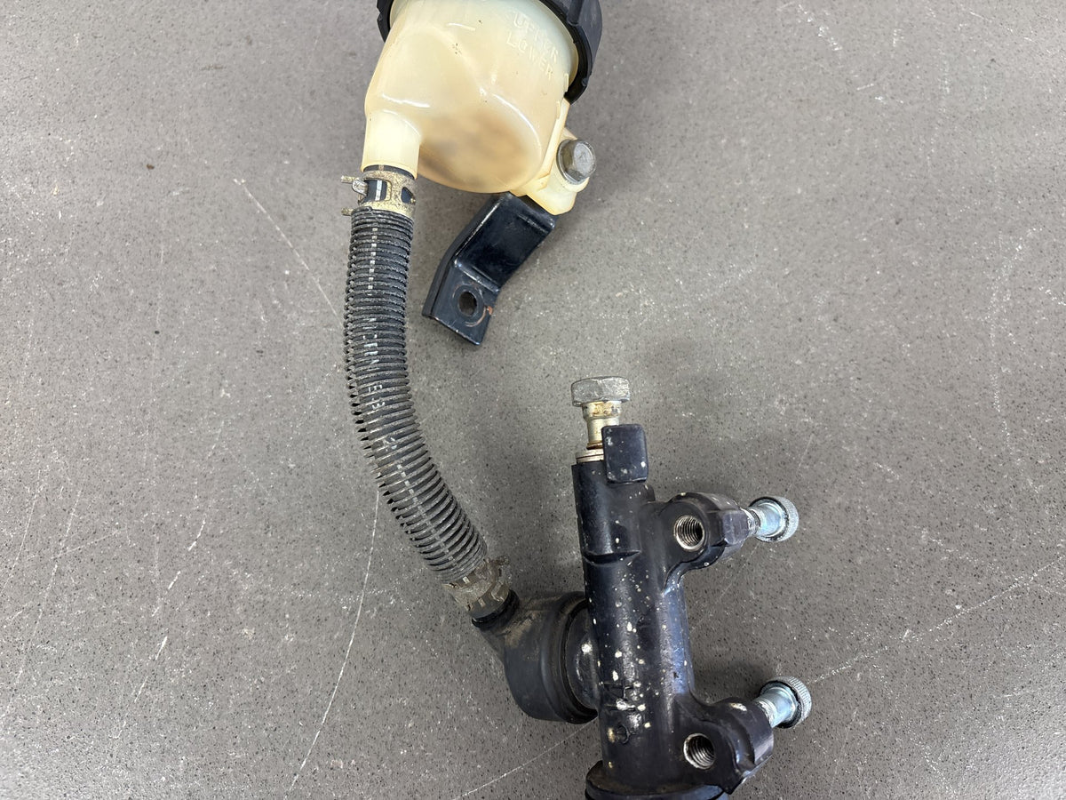 1983 Kawasaki GPZ750 ZX750A Rear Brake Master Cylinder with Reservoir OEM