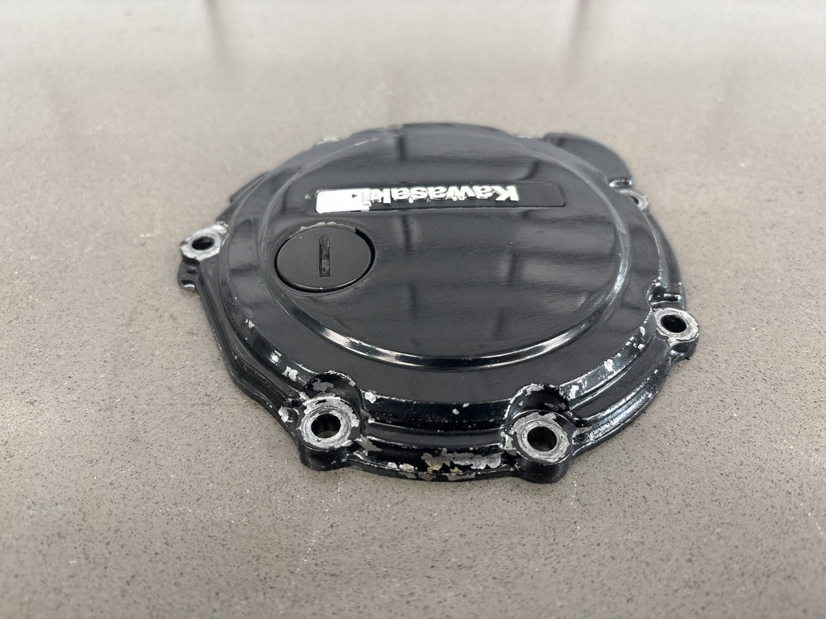 1990-2001 Kawasaki ZX-11 ZX1100C ZX1100D Left Engine Cover Black OEM 14024-1721
