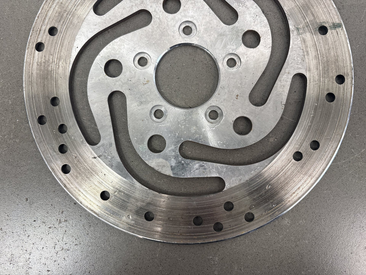 00-06 Harley Road King FLHR FLHRI FLHRCI Front Brake Rotor Pair Silver 44156-00
