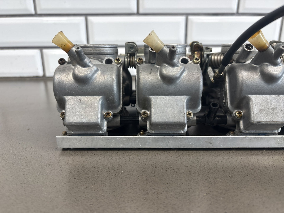1991-1993 Kawasaki Ninja ZX-11 ZX1100C Carburetor Bank Carbs Keihin 15001-1746