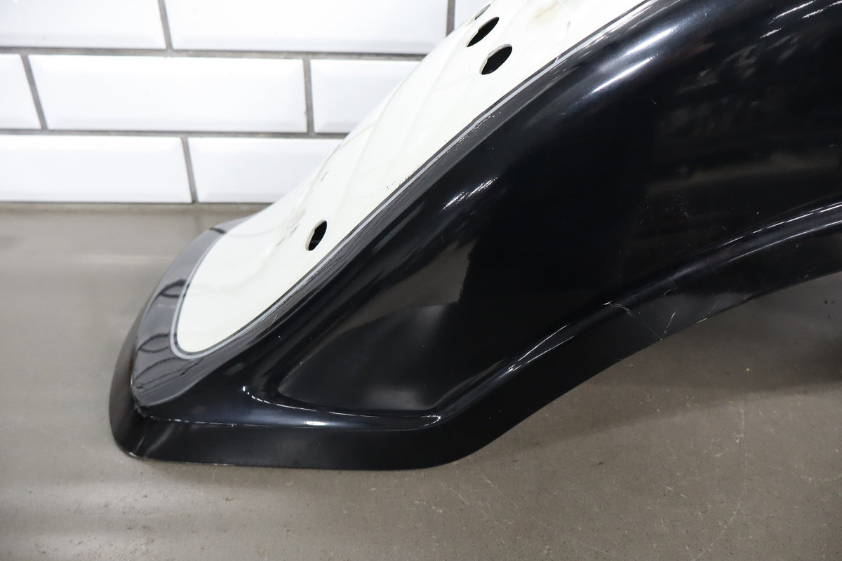 2001 Suzuki VL800 Volusia Rear Fender OEM with Chrome Trim Black White FP4