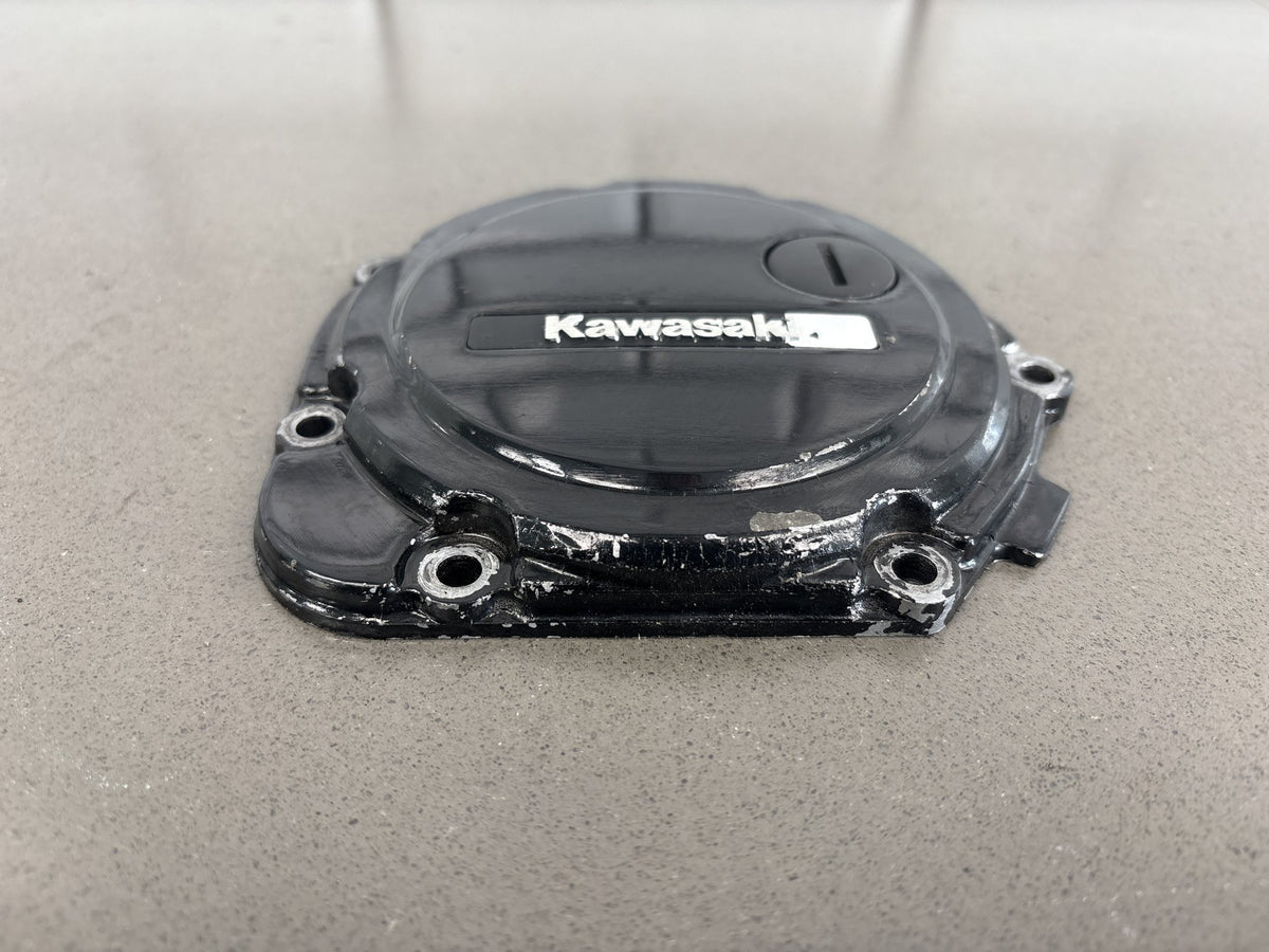 1990-2001 Kawasaki ZX-11 ZX1100C ZX1100D Left Engine Cover Black OEM 14024-1721