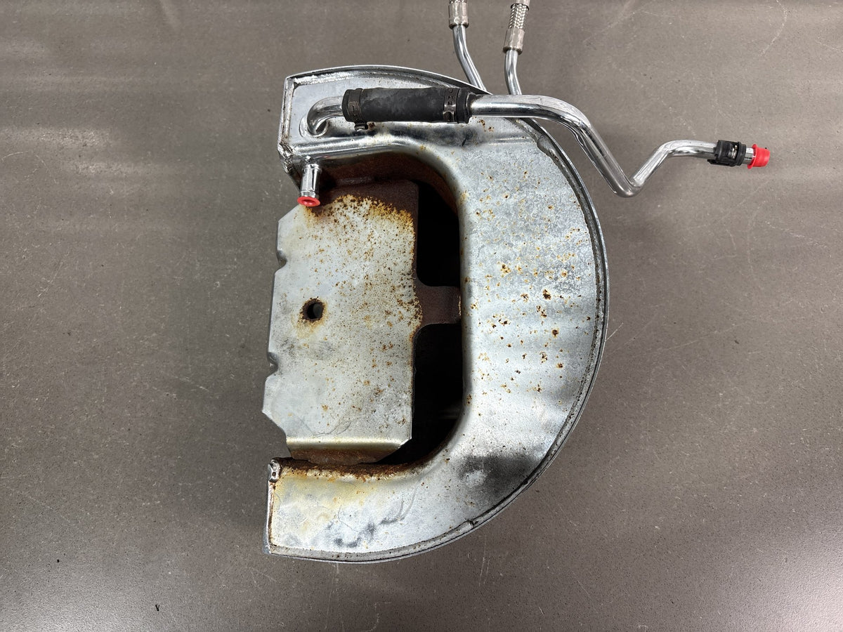 04-06 Harley Heritage Softail Classic FLSTC FLSTCI Oil Tank Chrome OEM 62498-00A