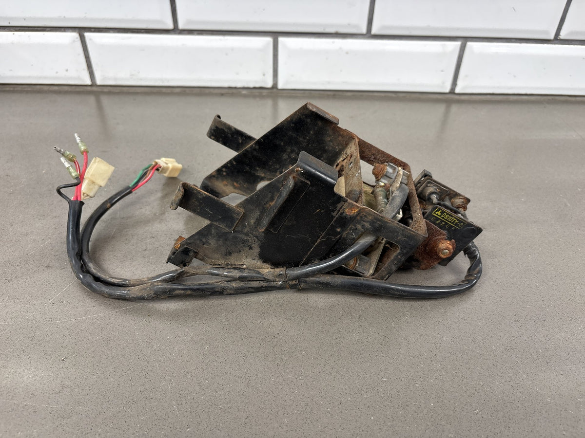 1973 Yamaha RD350 Battery Tray with Voltage Regulator OEM