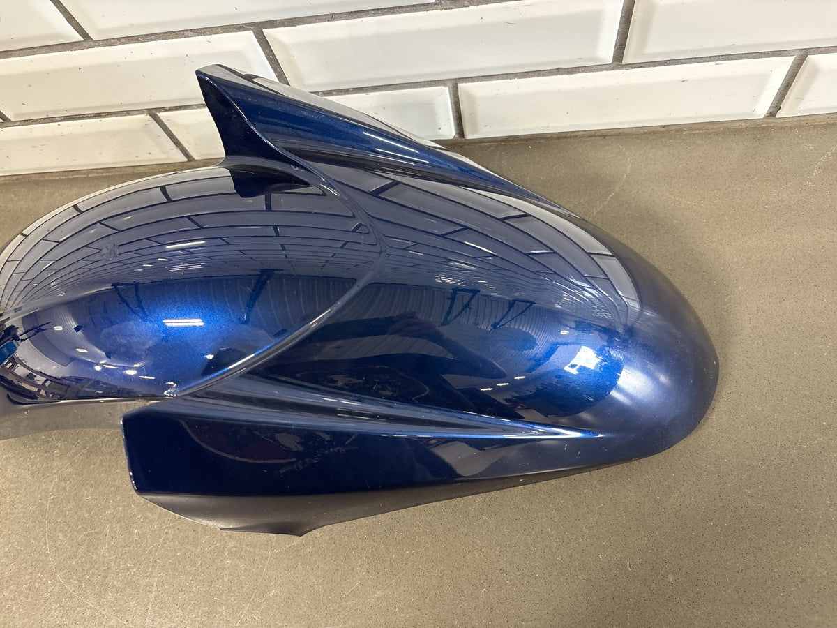 2006-2007 Yamaha FJR1300 Front Fender Mudguard Cobalt Blue OEM 3P6-21511-00-P2