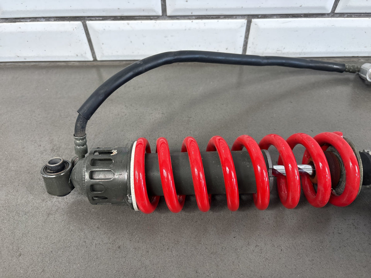 1999-2007 Yamaha YZF600R Rear Shock Absorber w/ Linkage Reservoir Red Spring OEM