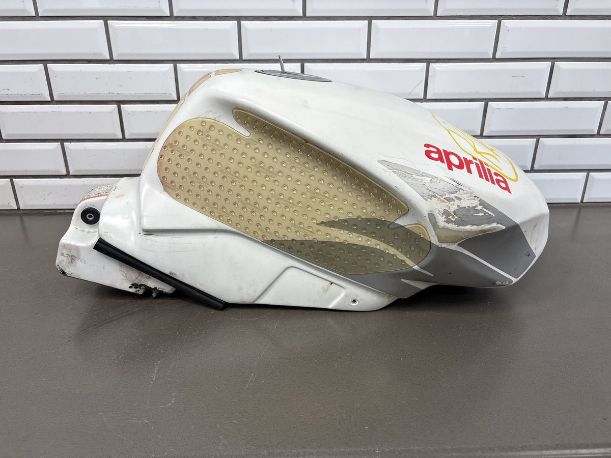 2004-2009 Aprilia RSV 1000 R RSV1000R Fuel Tank Gas Tank White OEM