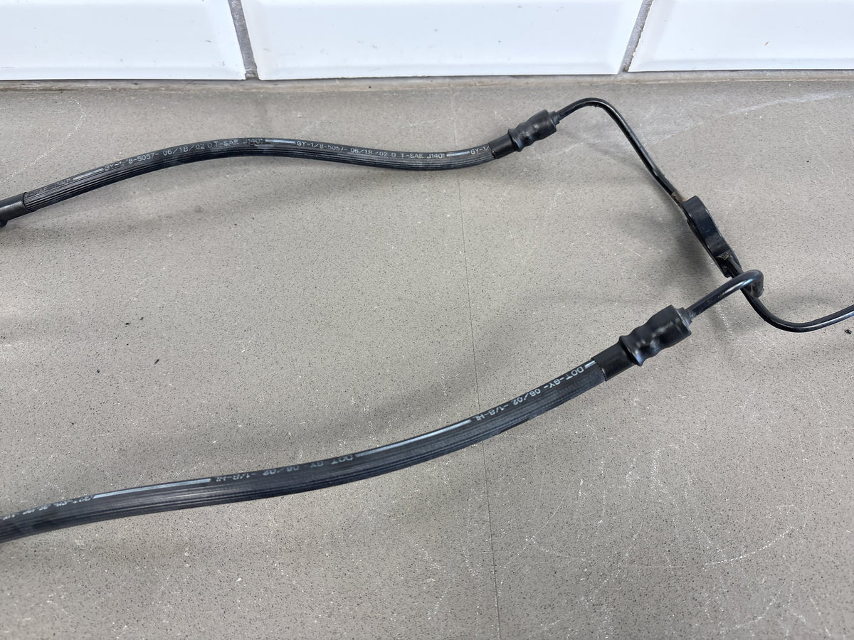 99-05 Harley Road King FLHR FLHRI FLHRCI Front Brake Line Black OEM 43350-96C