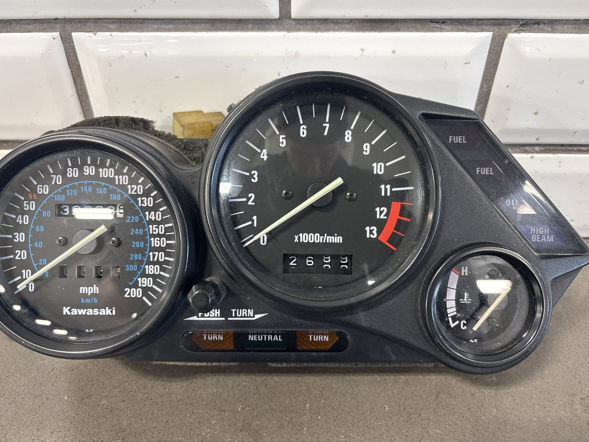 1990-1993 Kawasaki Ninja ZX-11 ZX1100C Speedometer Gauge Cluster MPH 25001-1789