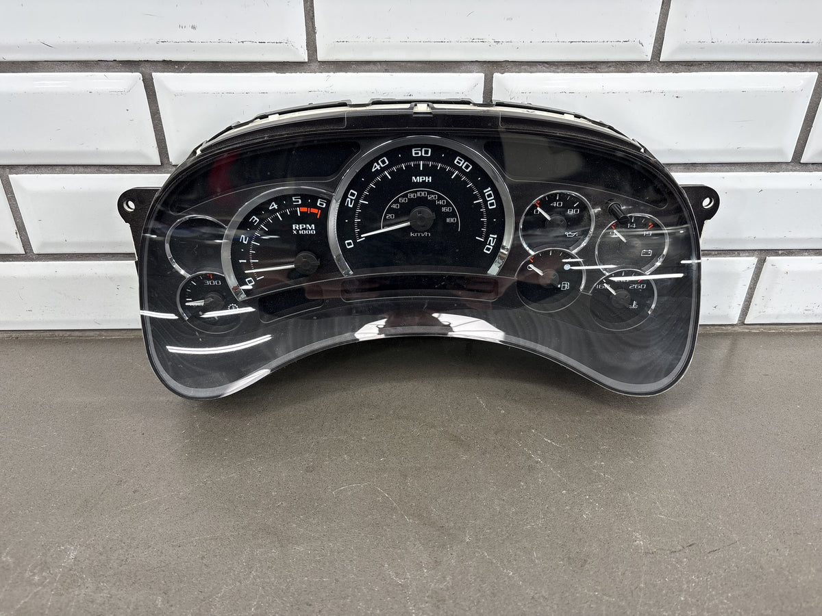 03-06 GMT800 Cadillac Escalade Platinum Speedometer Cluster Rebuilt LED 174k