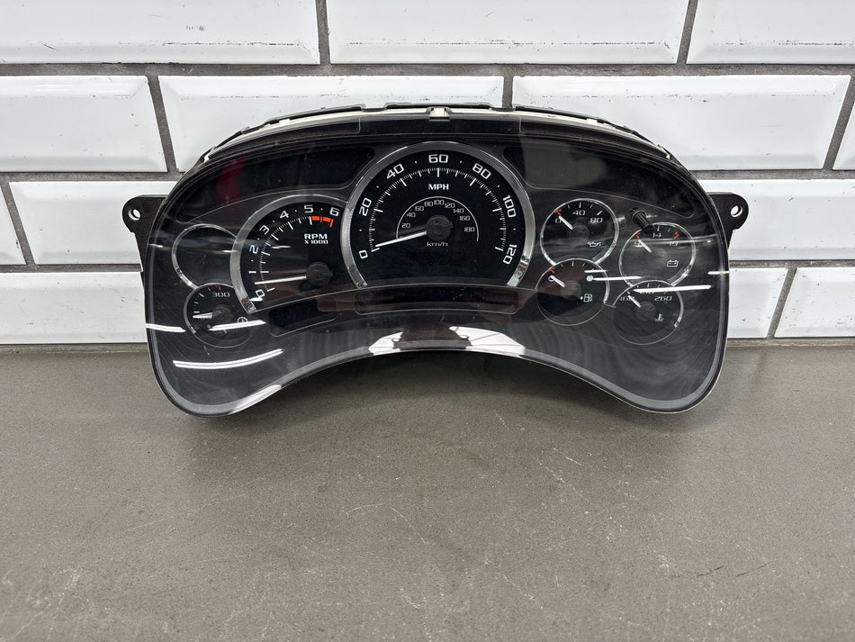 03-06 GMT800 Cadillac Escalade Platinum Speedometer Cluster Rebuilt LED 174k