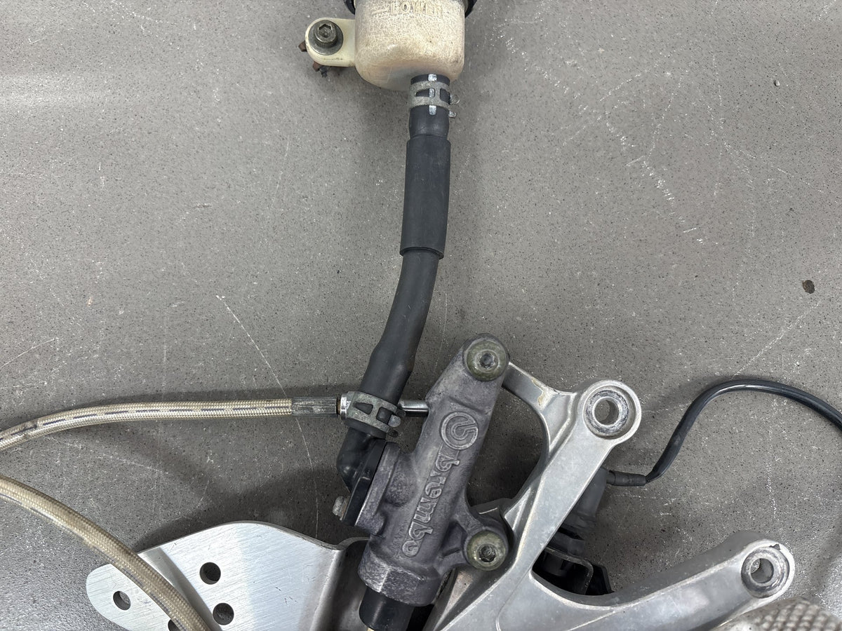 1999-2000 Yamaha YZF-R6 Right Rearset Rear Brake Master Cylinder OEM