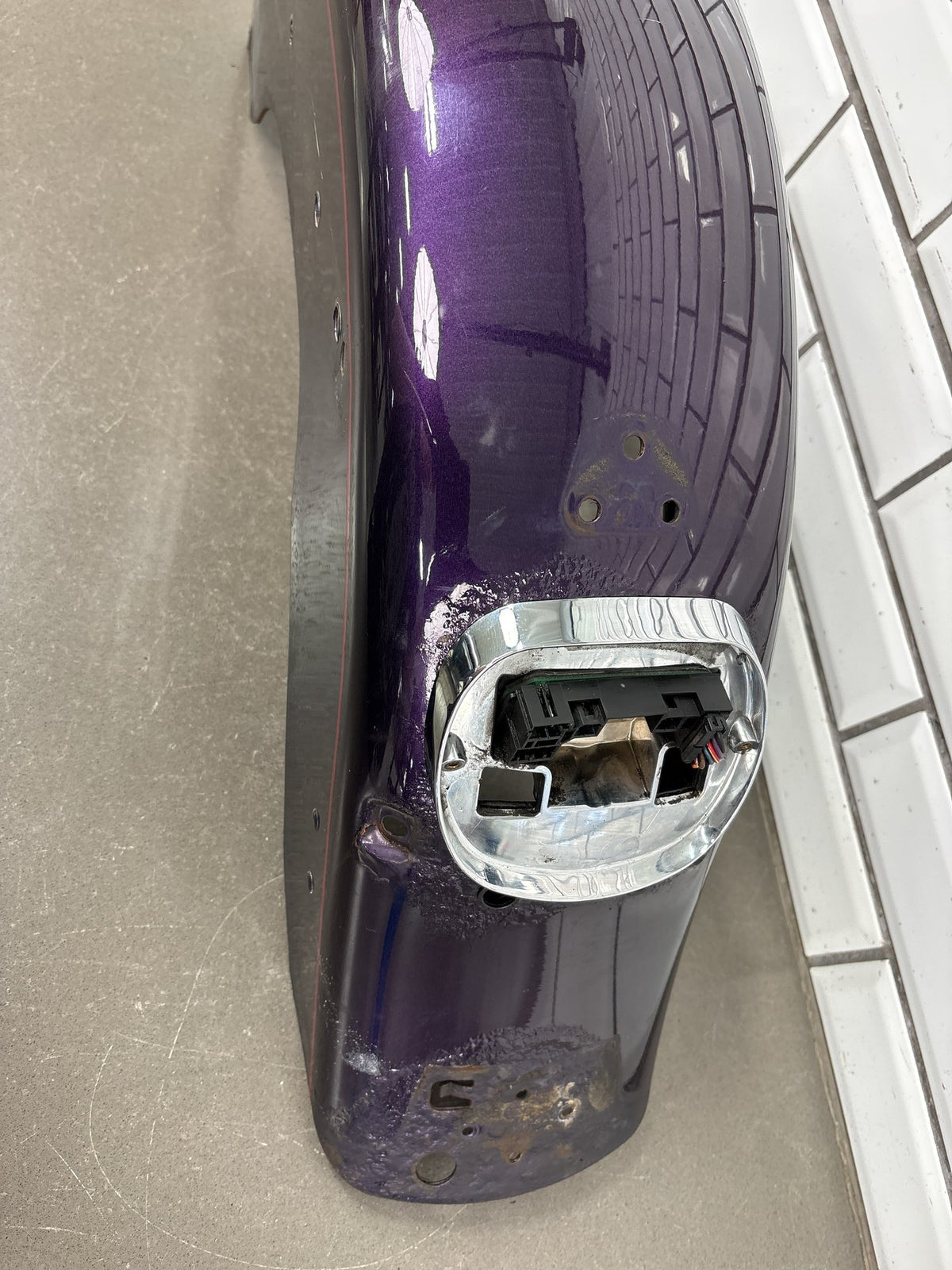 2004 Harley-Davidson Heritage Softail Classic Rear Fender Assembly OEM See Photo