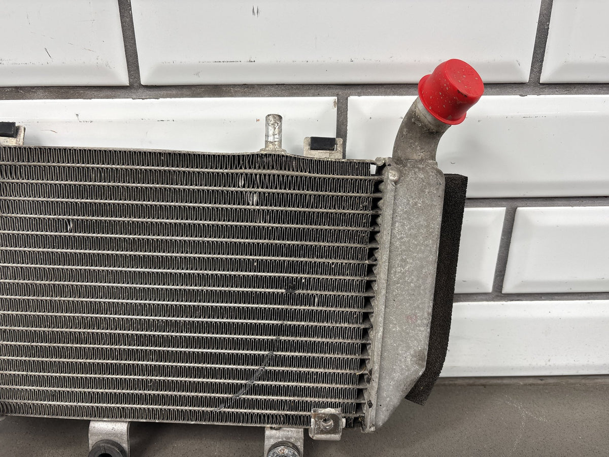 2002 Honda Interceptor 800 VFR800 Left Radiator With Grille Guard OEM