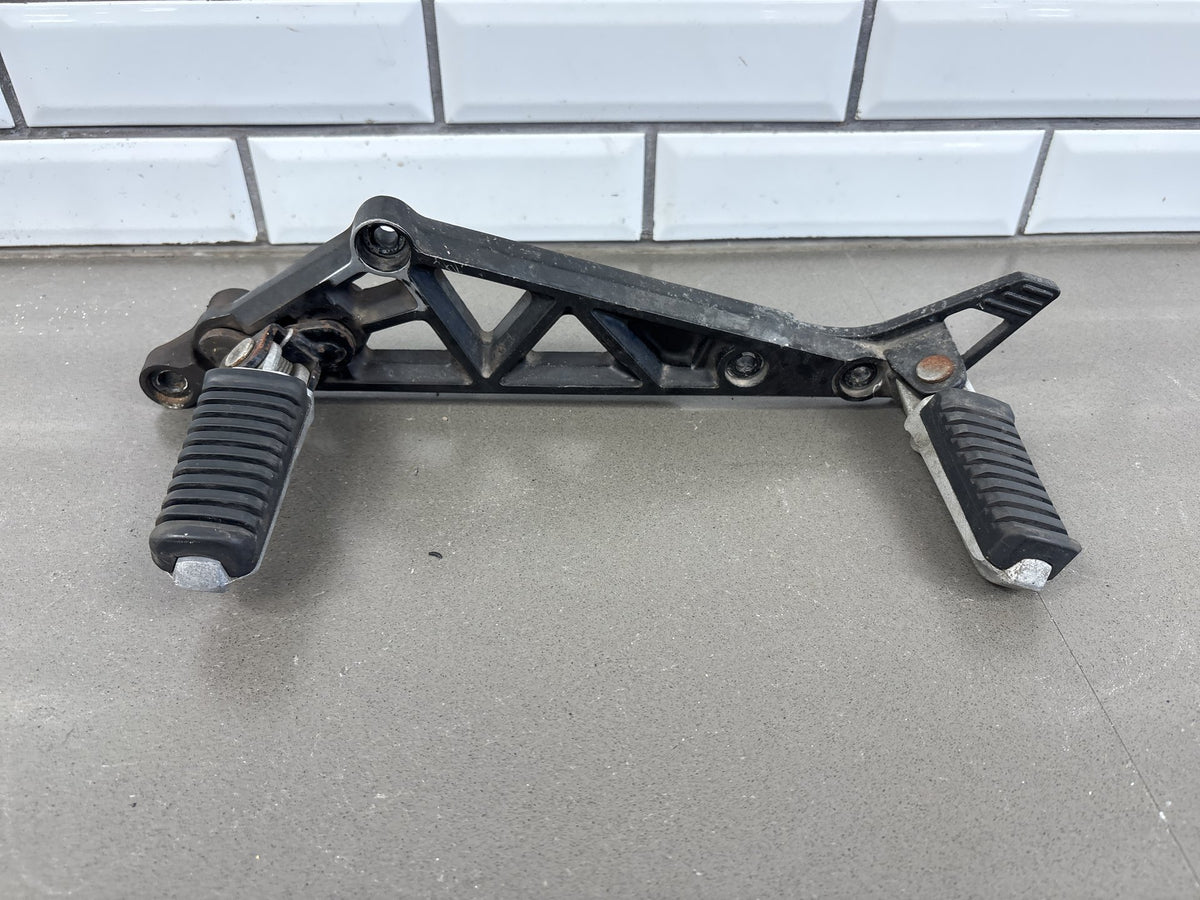 1983 Kawasaki GPZ750 ZX750A Left Rearset Foot Pegs Bracket OEM